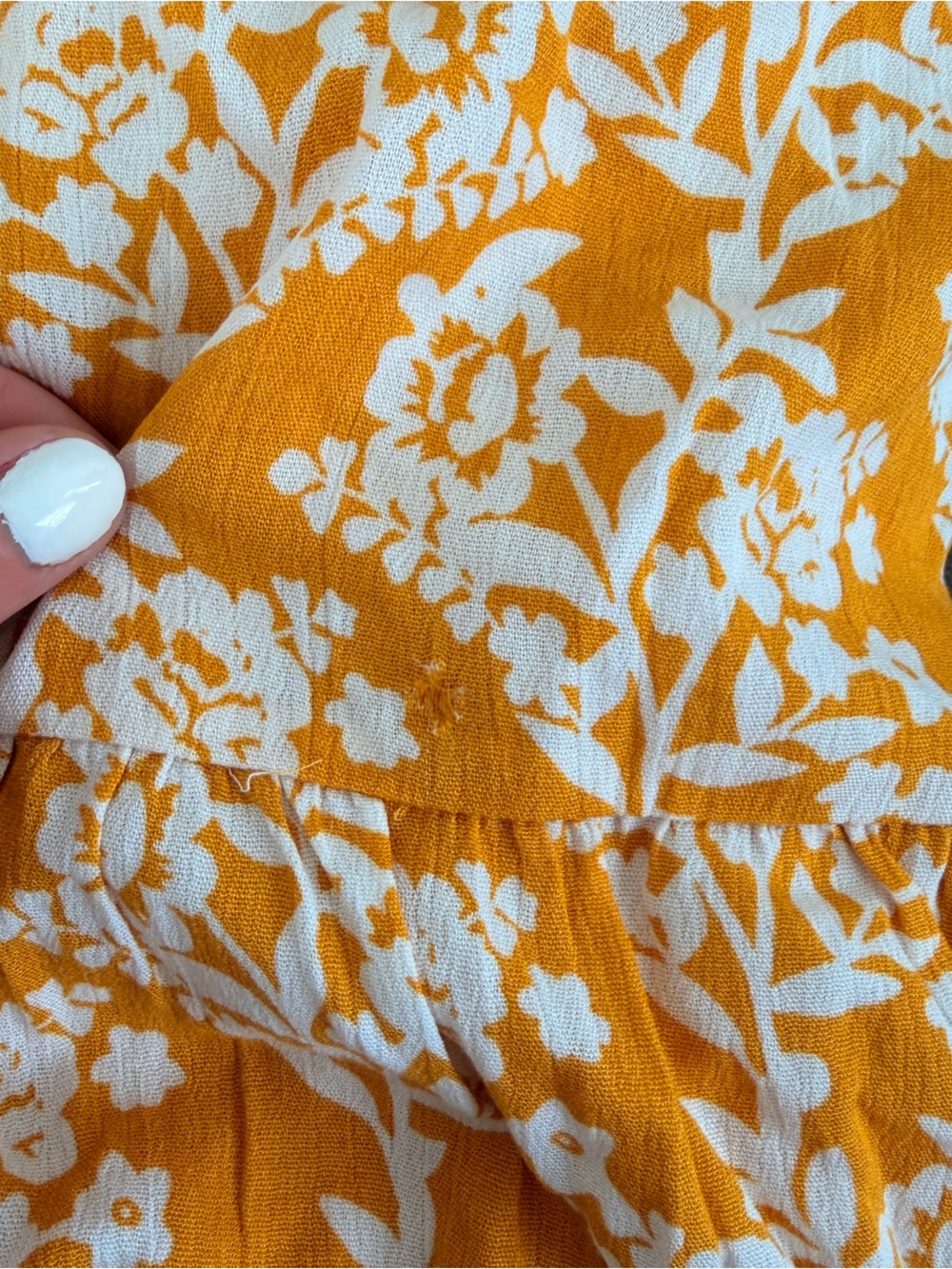 NWT Lulus Catching Sunrays Mustard Yellow Floral Print Midi Dress - Picture 5 of 5